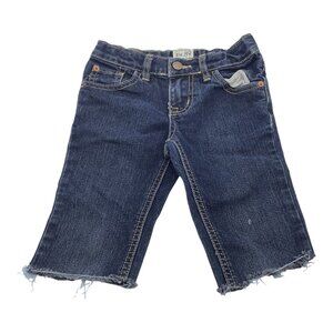 Childrens Place Girls Bootcut Stretch Denim Jeans Blue Size 6 Adjustable Waist